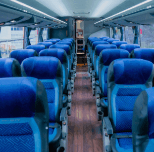 Interior do ônibus