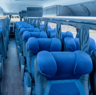 Interior do ônibus